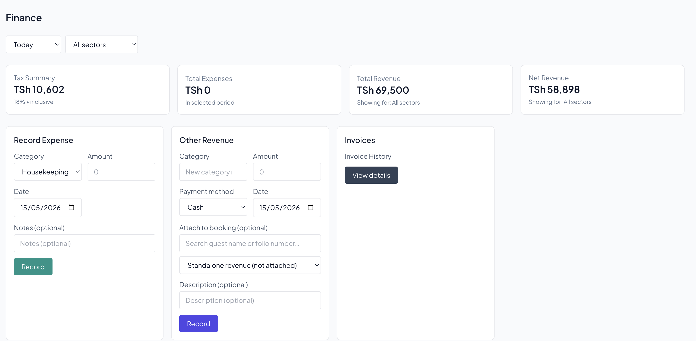 Finance Overview